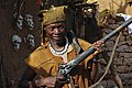 Image 41A Dogon hunter with an old flintlock rifle still in use. (from Culture of Mali)