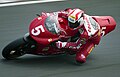 Doug Chandler riding his Cagiva C593 at the 1993 Japanese Grand Prix.