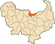 Location of Skikda in the Skikda Province