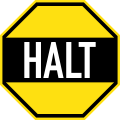 Early version of Halt (1940s-1959)