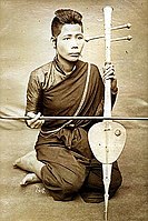 Cambodia, c. 1880, tro Khmer (ទ្រខ្មែរ)