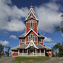 Buksnes Church in Vestvågøy, Norway