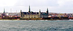 Helsingør waterfront in November 2006, with Kronborg Castle