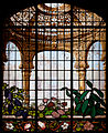 19th-century stained-glass window made for the Henry Gurdon Marquand's mansion in New York