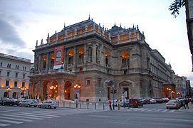 Hungarian State Opera House in Budapest, Hungary