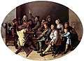 Jan Miense Molenaer, 1636-37, The king drinks (Twelfth Night festivities)