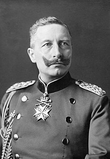 Photograph of a middle-aged Wilhelm II with a moustache
