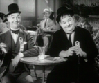 Laurel & Hardy in their film "The Flying Deuces" (1939)