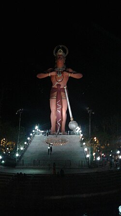 Statue of Hanuman at Shahjahanpur