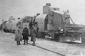 MÁV armoured train during the WW I