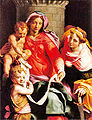 Madonna with Child, young Saint John the Baptist and Saint Barbara (c. 1548); Uffizi, Florence