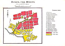 Shatsk map, 1914