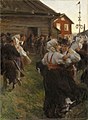 16.6.-22.6.08: Anders Zorns Midsommardans (1897) zum Mittsommerfest in Dalarna.