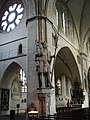 Christophorus-Statue und Blasius-Altar