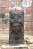 The Shiva mukhalinga (faced-lingam) from the Bhumara Temple