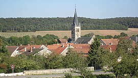 A general view of Prusly-sur-Ource