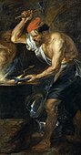 Vulcan forging the thunderbolts of Jupiter (by Pieter Paul Rubens)