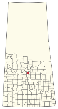 Location of the RM of Fish Creek No. 402 in Saskatchewan