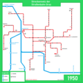 Streckenplan 1950