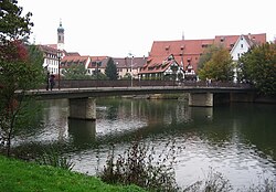 River Neckar in Rottenburg