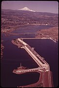 The Dalles Dam in June 1973