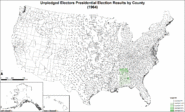 Unpledged electors presidential election results by county