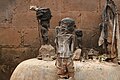 Image 6Vodun altar with several fetishes in Abomey, Benin (West Africa). Credit: Dominik Schwarz More about this picture on West African Vodun...