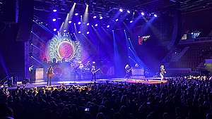 Whitesnake performing in 2022
