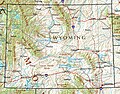 Image 19Wyoming terrain map (from Wyoming)