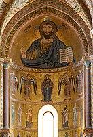 Mosaic apse of Cefalù Cathedral, Sicily, by 1170.