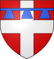 Coat of arms of the Ham branch of the d'Aspremont family.
