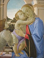 Sandro Botticelli, Madonna and Child with Adoring Angel, 1468
