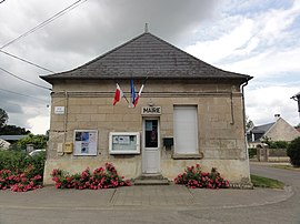 The town hall of Bourguignon-sous-Coucy