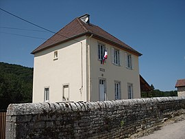 The town hall in Broissia