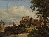 Walkers Near a Château (1829)