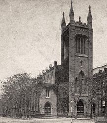 A late 19th century photograph of the church