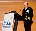 Image 54British Royal Navy Commodore gives a presentation on piracy at the MAST 2008 conference (from Piracy)