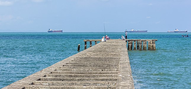 Dock at Teluk Penyu Beach