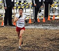 Sofia Ennaoui – hier bei einem Crosslauf – erreichte Platz sieben
