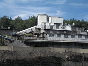 St. Nicholas Coal Breaker in Mahanoy City in July 2013