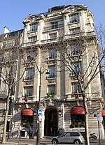 The Hôtel Raphaël in Paris, which was used as the Hotel Chevalier of the film's title and where all of the scenes were shot
