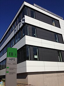 HIPS-Gebäude auf dem Campus der Universität des Saarlandes