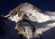 Gasherbrum I, the second-highest mountain of the Karakoram