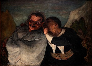 Crispin and Scapin (1864), oil on canvas, 61 x 82 cm., Musée d'Orsay, Paris