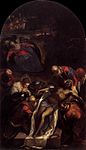 Entombment of Christ by Jacopo Tintoretto (in Cappella dei Morti)