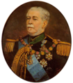 The Duke of Caxias wearing the collar and insignia of the Order and other orders and decorations