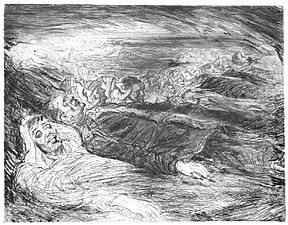 The Massacre (c. 1914–1918), etching and soft-ground etching