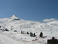 La Pierre Saint-Martin, Blick von der Skistation auf den Pic d’Arlas