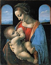 Early Renaissance: Madonna Litta by Leonardo da Vinci (c. 1490)