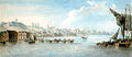 The harbor of Loviisa in 1808 by Gavril Sergeyev